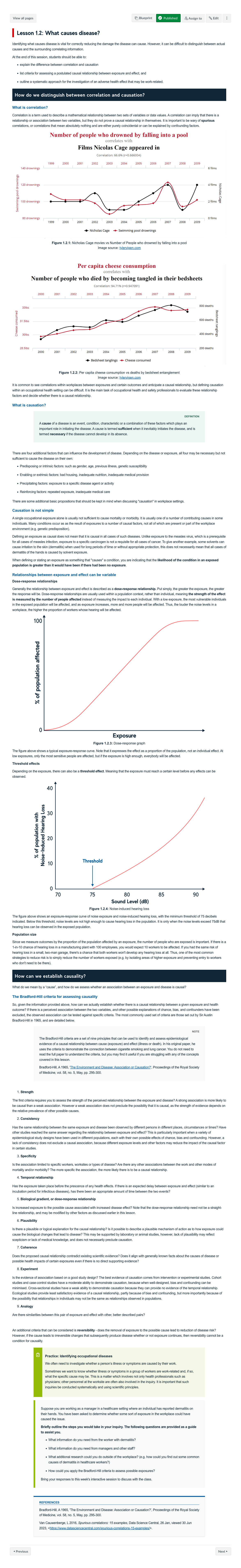 Lesson 1.2: What causes disease?
