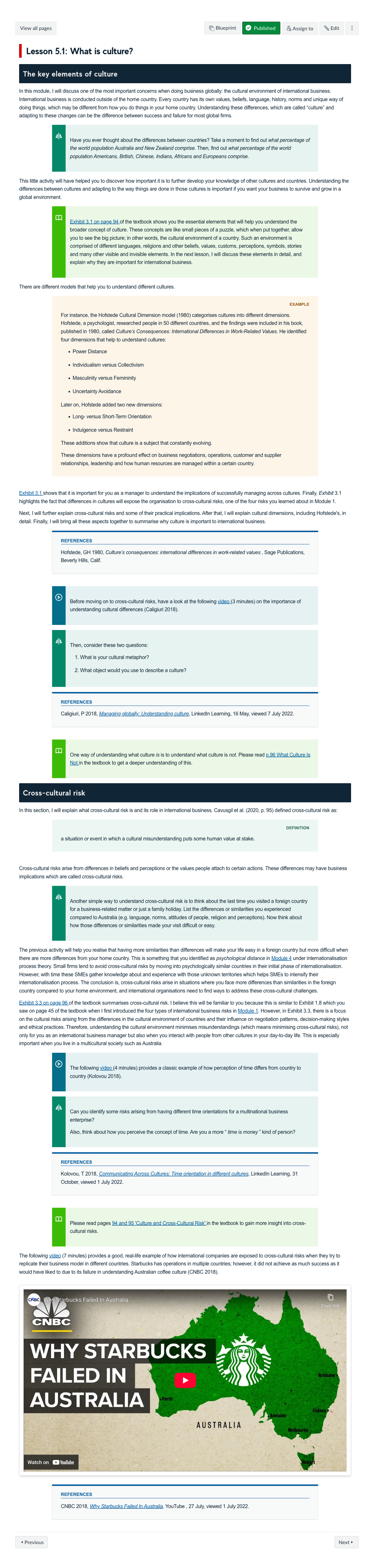 Lesson 5.1: What is culture?