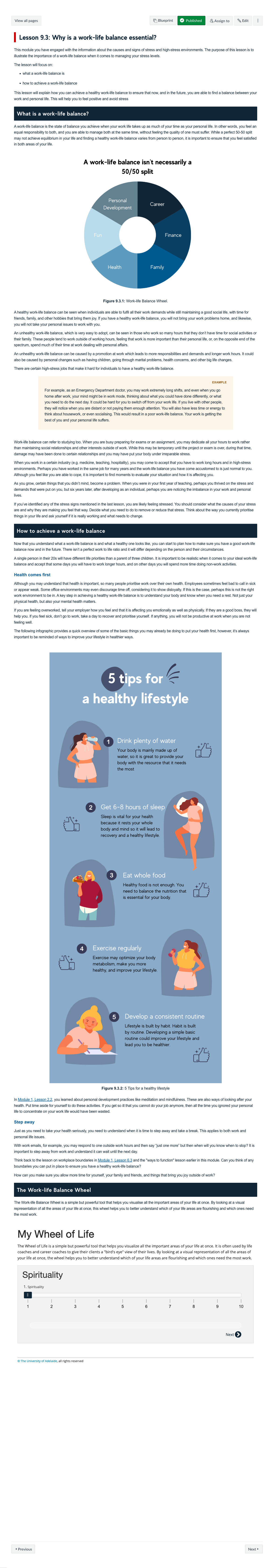 Lesson 9.3: Why is a work-life balance essential?