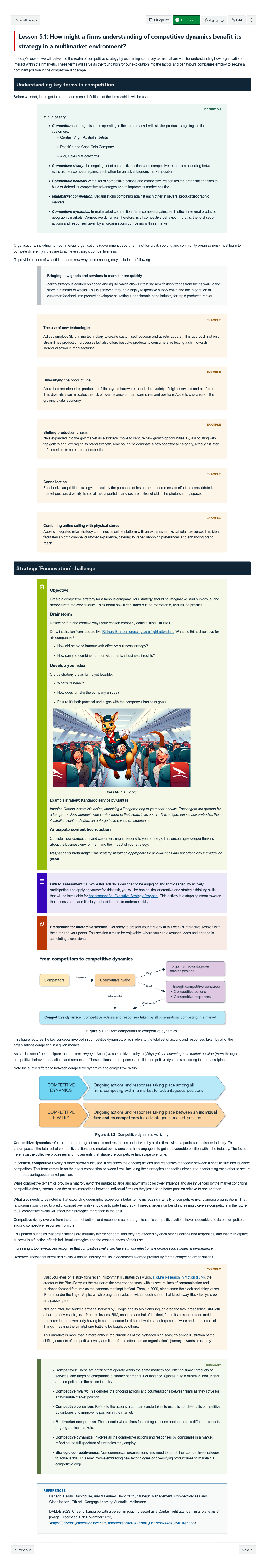 Lesson 5.1: How might a firm's understanding of competitive dynamics benefit its strategy in a multimarket environment?