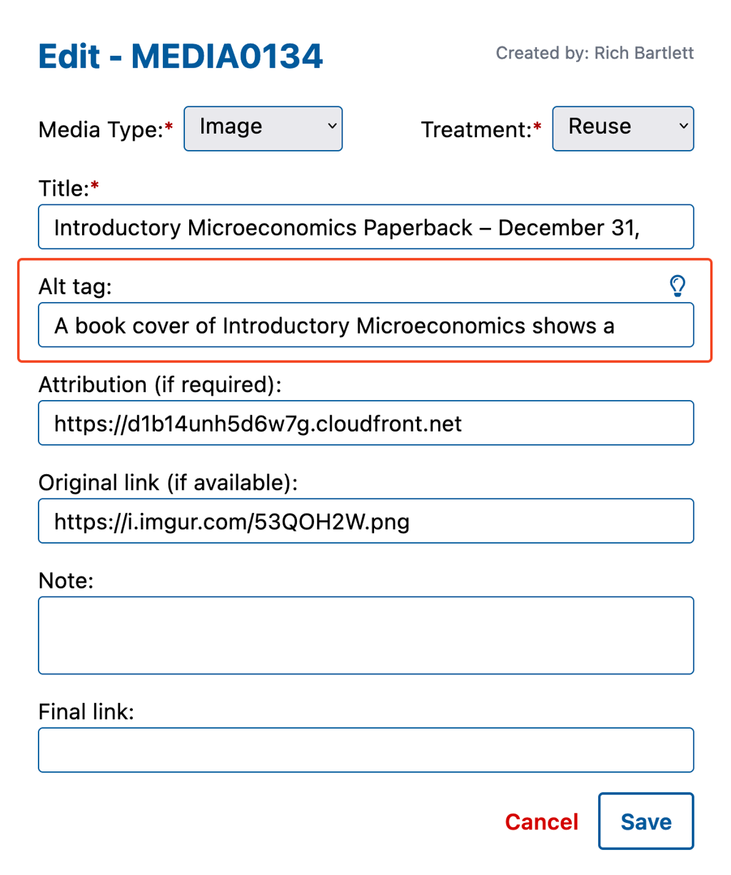 Alt text in Smart Storyboard example